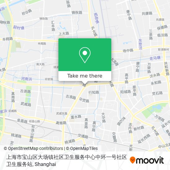 上海市宝山区大场镇社区卫生服务中心中环一号社区卫生服务站 map