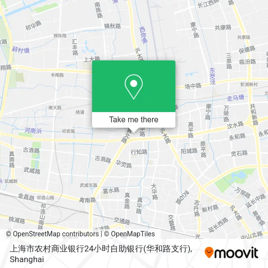 上海市农村商业银行24小时自助银行(华和路支行) map