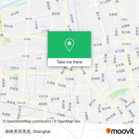 俊峰美容美发 map