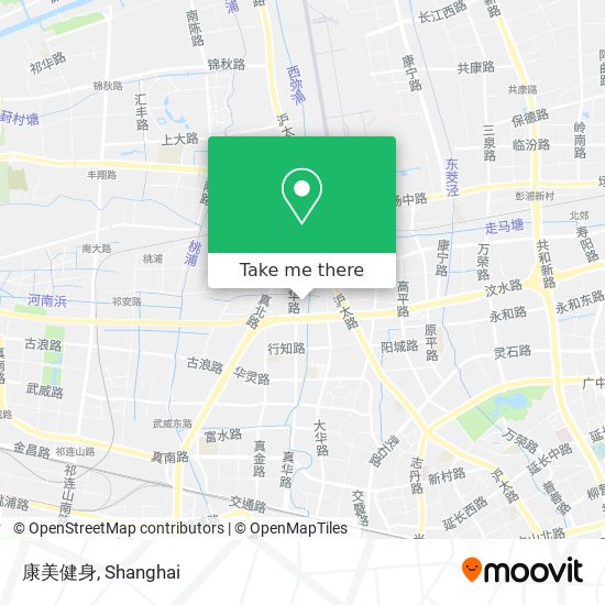 康美健身 map
