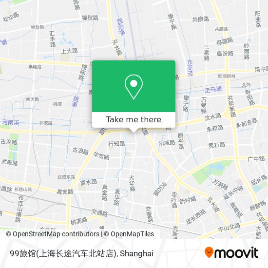 99旅馆(上海长途汽车北站店) map