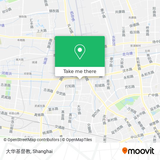大华基督教 map