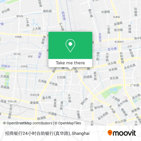 招商银行24小时自助银行(真华路) map