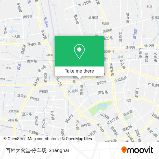 百姓大食堂-停车场 map