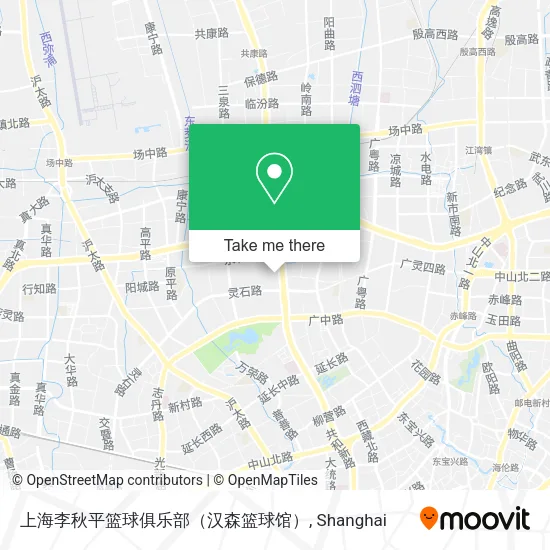 上海李秋平篮球俱乐部（汉森篮球馆） map