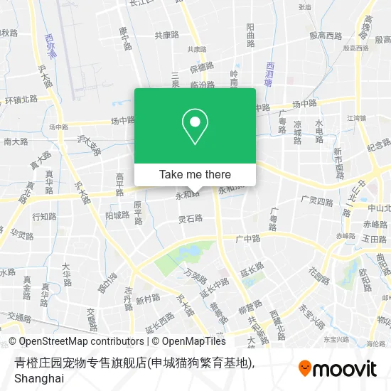青橙庄园宠物专售旗舰店(申城猫狗繁育基地) map