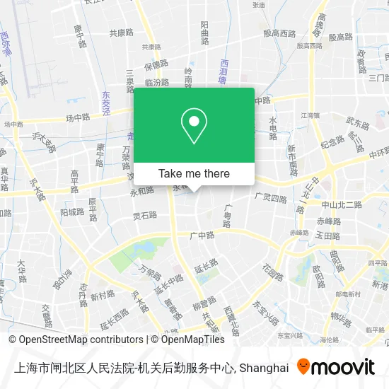上海市闸北区人民法院-机关后勤服务中心 map