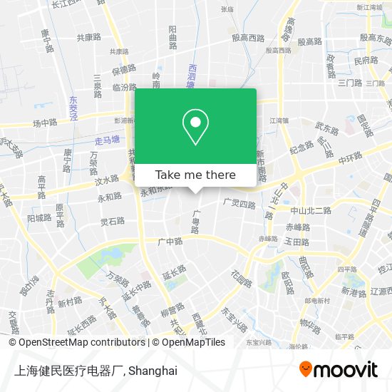 上海健民医疗电器厂 map