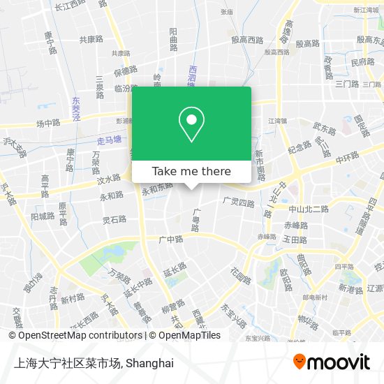 上海大宁社区菜市场 map