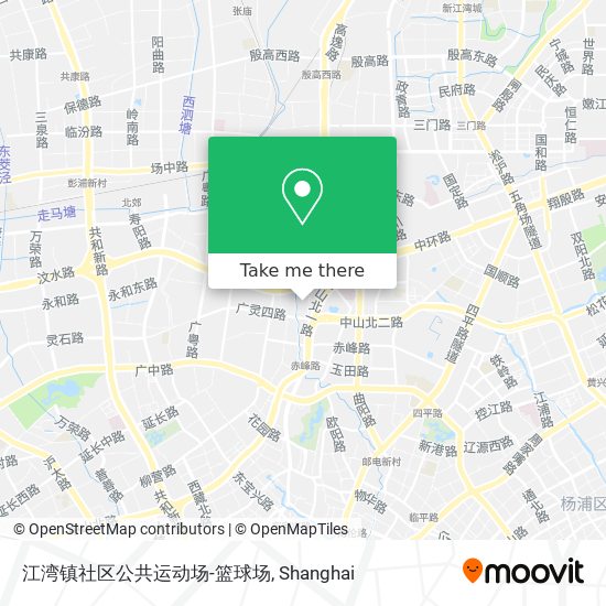 江湾镇社区公共运动场-篮球场 map