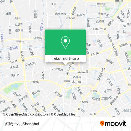凉城一村 map