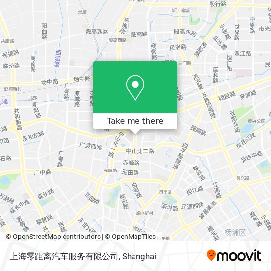 上海零距离汽车服务有限公司 map