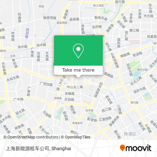 上海新能源租车公司 map