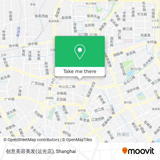 创意美容美发(运光店) map