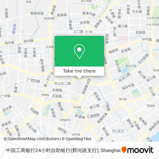 中国工商银行24小时自助银行(辉河路支行) map
