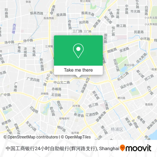 中国工商银行24小时自助银行(辉河路支行) map