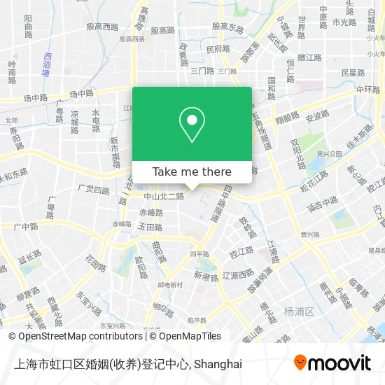 上海市虹口区婚姻(收养)登记中心 map