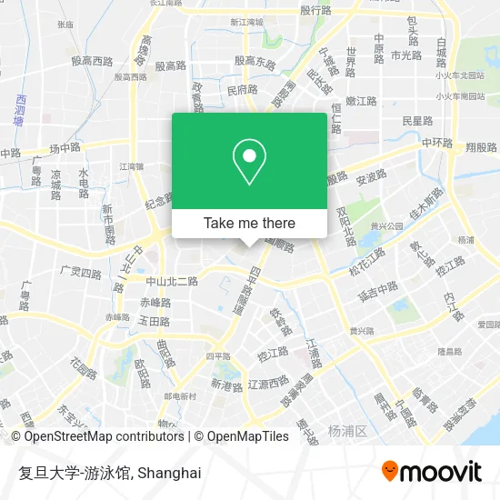 复旦大学-游泳馆 map