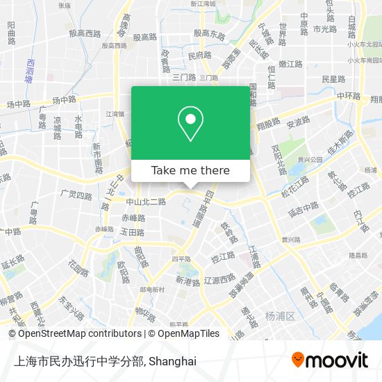 上海市民办迅行中学分部 map