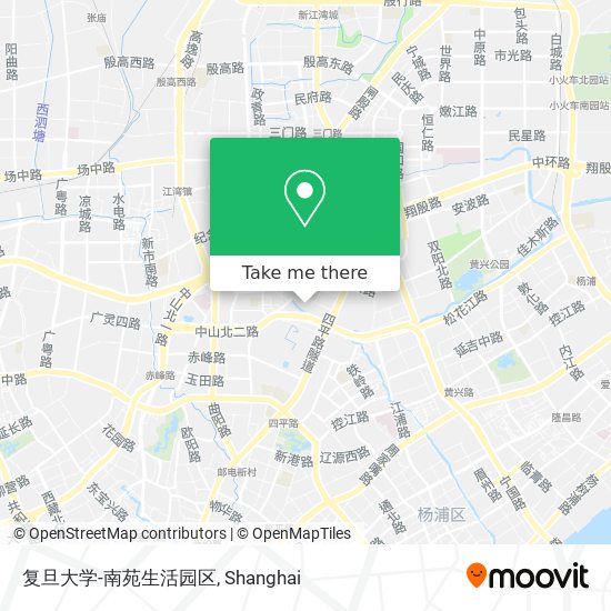 复旦大学-南苑生活园区 map