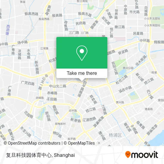 复旦科技园体育中心 map