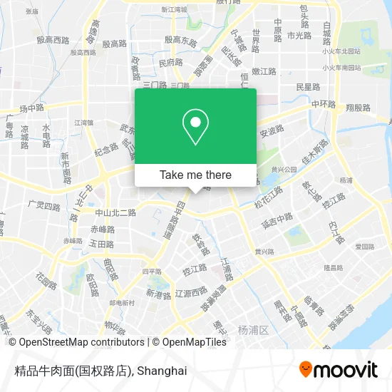 精品牛肉面(国权路店) map