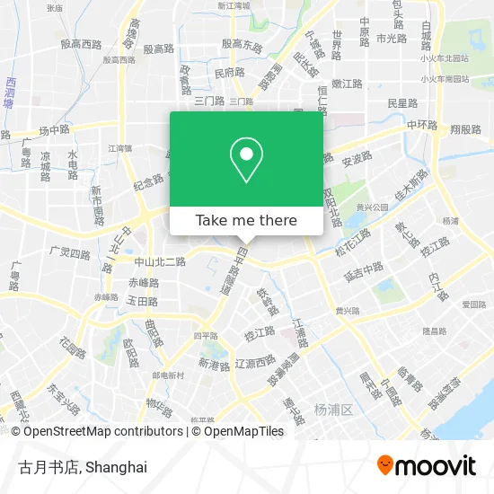 古月书店 map