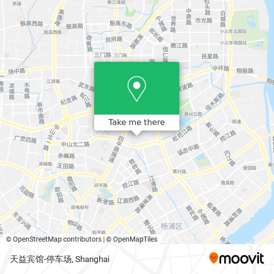 天益宾馆-停车场 map