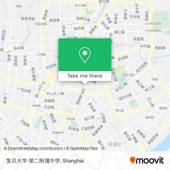 复旦大学-第二附属中学 map