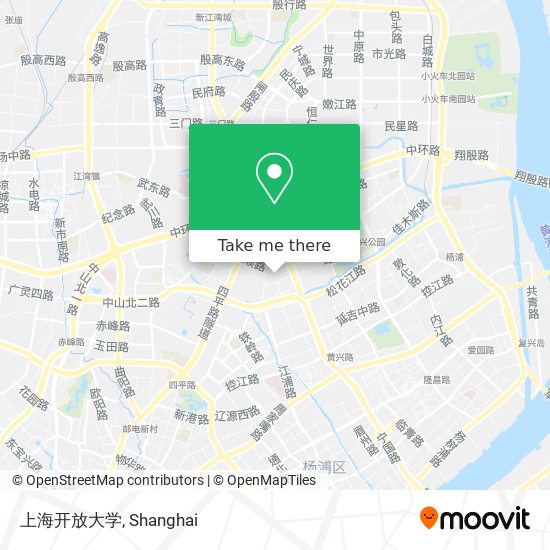 上海开放大学 map