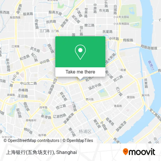 上海银行(五角场支行) map