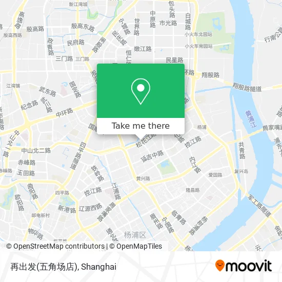 再出发(五角场店) map