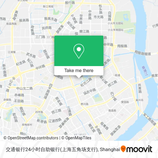 交通银行24小时自助银行(上海五角场支行) map