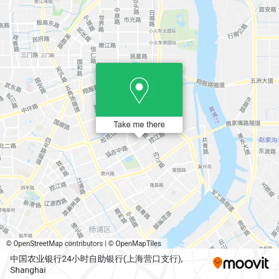 中国农业银行24小时自助银行(上海营口支行) map