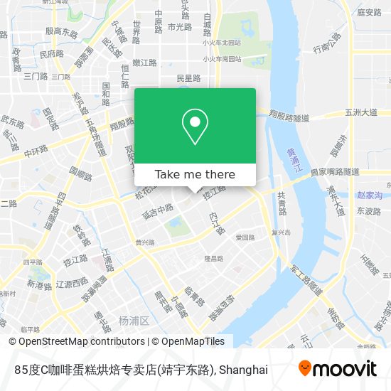 85度C咖啡蛋糕烘焙专卖店(靖宇东路) map