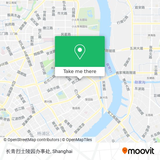 长青烈士陵园办事处 map