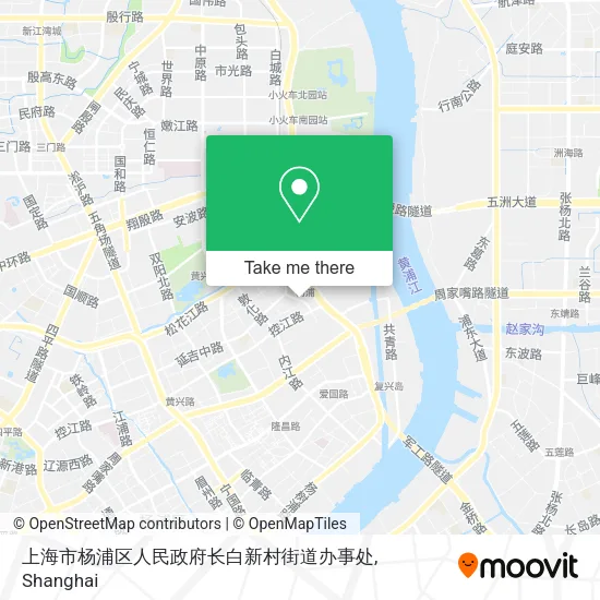 上海市杨浦区人民政府长白新村街道办事处 map