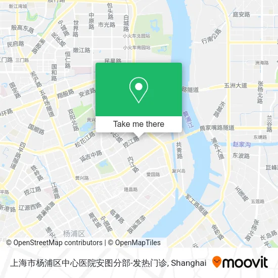 上海市杨浦区中心医院安图分部-发热门诊 map