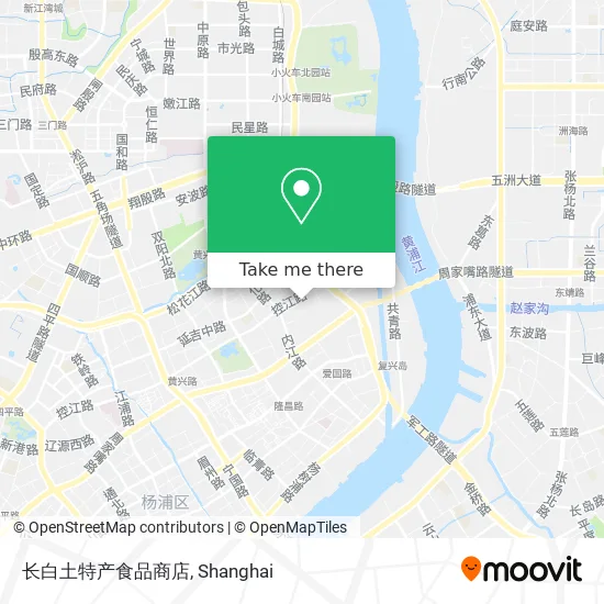 长白土特产食品商店 map