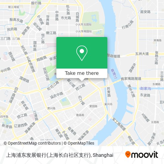 上海浦东发展银行(上海长白社区支行) map