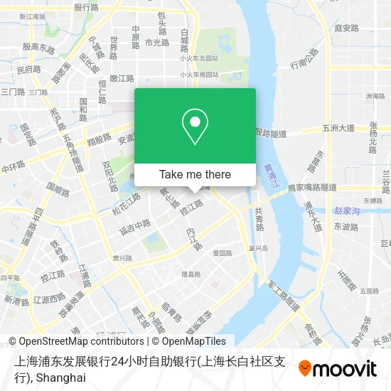 上海浦东发展银行24小时自助银行(上海长白社区支行) map