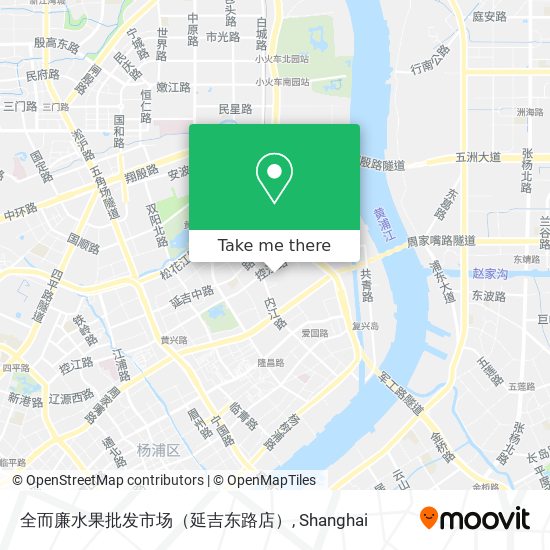 全而廉水果批发市场（延吉东路店） map