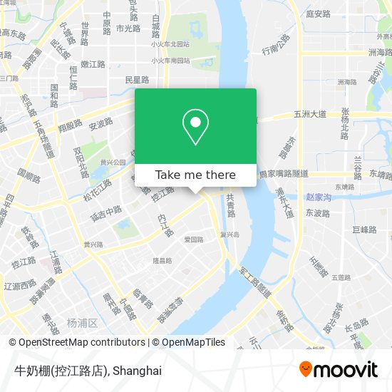 牛奶棚(控江路店) map