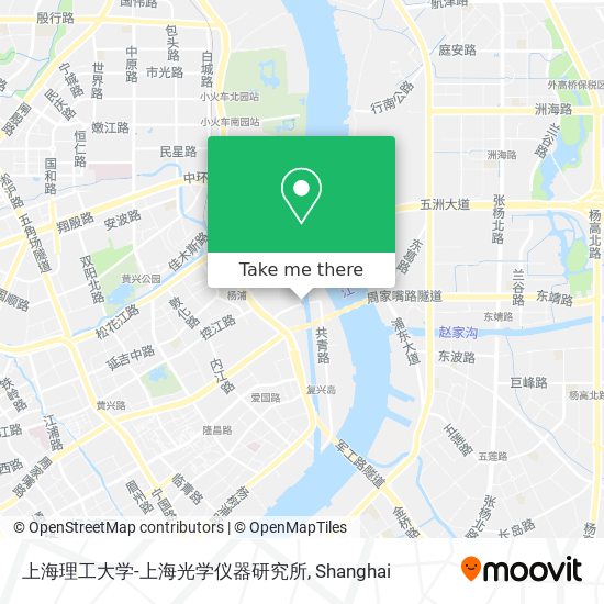 上海理工大学-上海光学仪器研究所 map