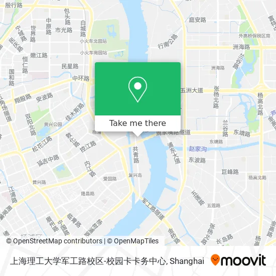 上海理工大学军工路校区-校园卡卡务中心 map