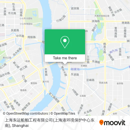 上海东运船舶工程有限公司(上海港环境保护中心东南) map