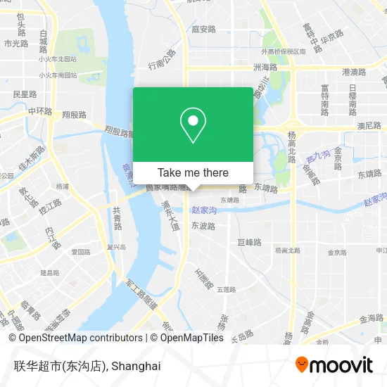 联华超市(东沟店) map