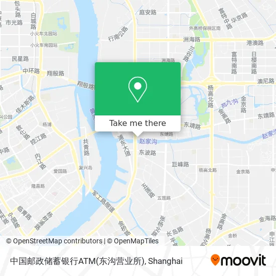 中国邮政储蓄银行ATM(东沟营业所) map
