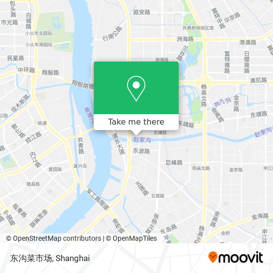 东沟菜市场 map