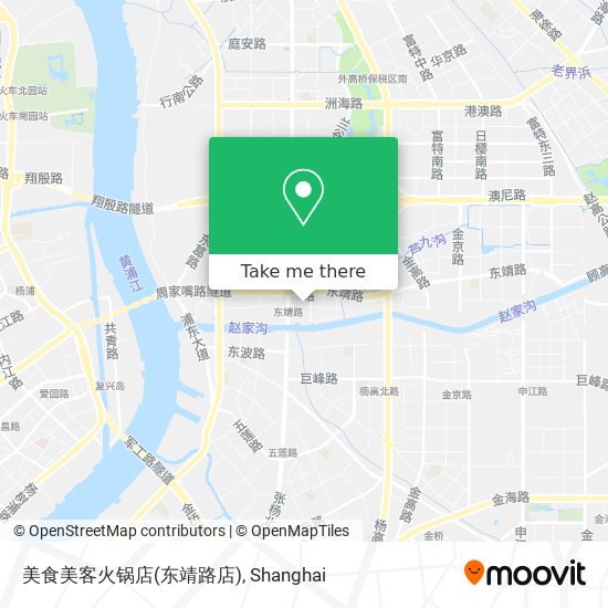 美食美客火锅店(东靖路店) map